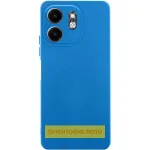 Чохол TPU GETMAN Liquid Silk Full Camera для Xiaomi Redmi 10 Синій / Royal blue