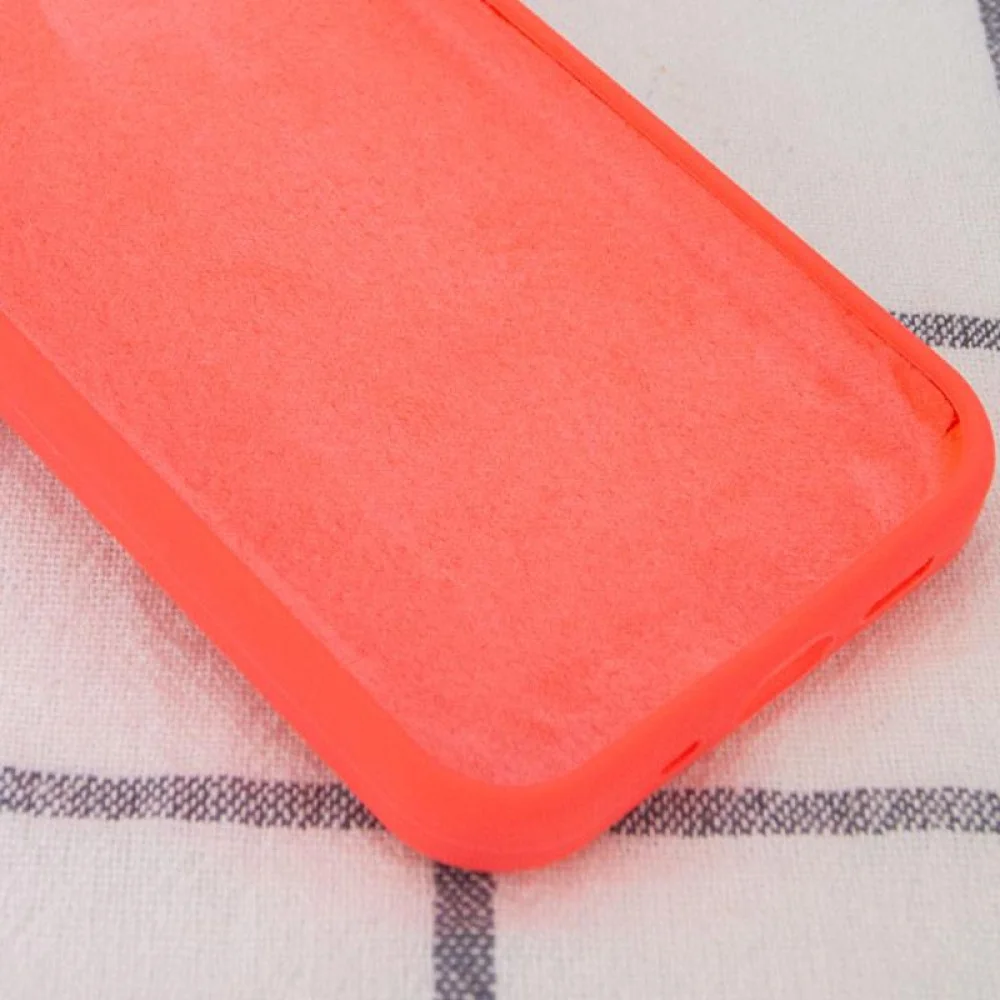 Чохол Silicone Case Full Protective (AA) NO LOGO для Apple iPhone 16 Plus (6.7") Кавуновий / Watermelon red
