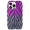TPU чохол Leaf для Apple iPhone 16 Pro (6.3") Violet / Grey