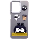 Чохол TPU Leather Toys для Apple iPhone 17 Pro Max (6.9") Monster / Grey