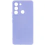 Чохол Silicone Cover Lakshmi Full Camera (AAA) для TECNO Spark 8C Бузковий / Dasheen