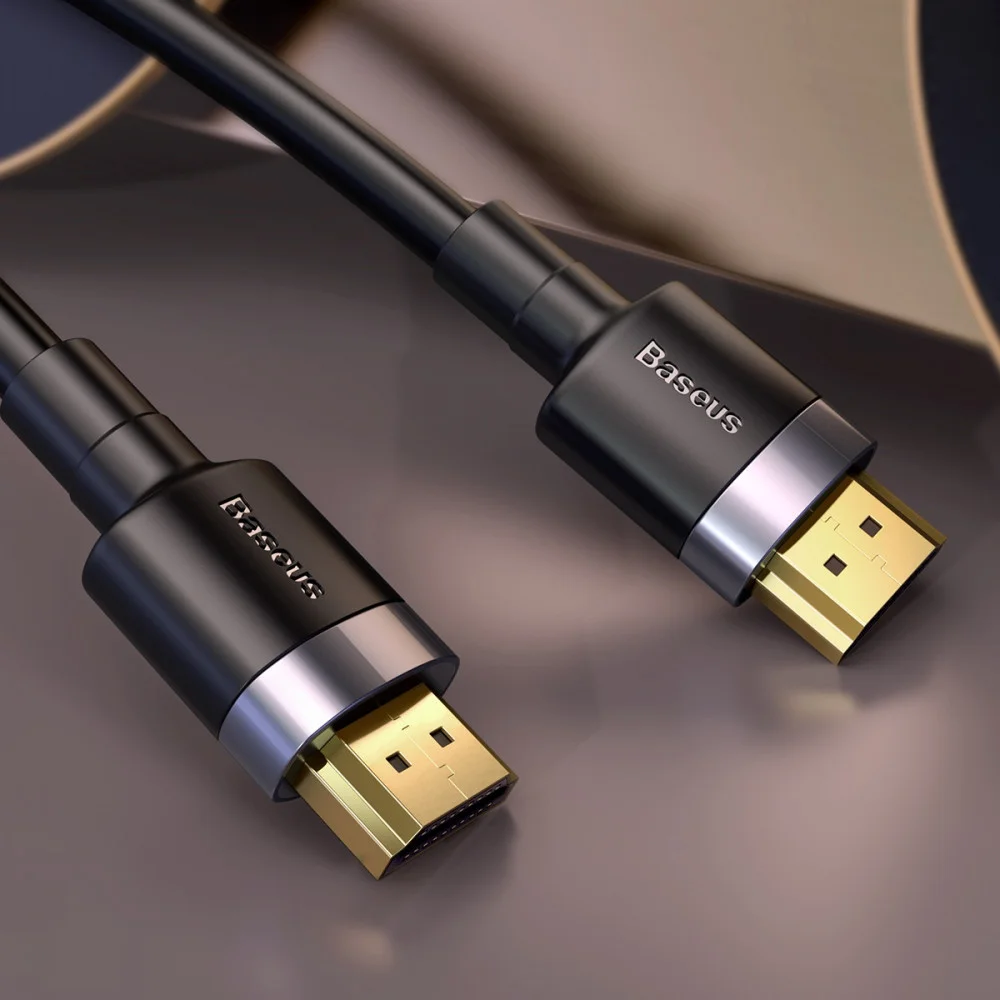 Дата кабель Baseus HDMI Cafule Series 4KHDMI Male To 4KHDMI Male (1m) (CADKLF-E) Чорний