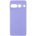 Чохол Silicone Cover Lakshmi Full Camera (AAA) для Google Pixel 7 Pro Бузковий / Dasheen