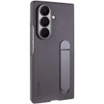 Шкіряний чохол Leather Case (AAA) with stand для Samsung Galaxy Z Fold7 Gray