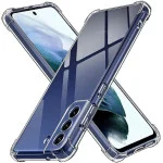 TPU чохол GETMAN Ease logo посилені кути Full Camera для Samsung Galaxy S22+ Безбарвний (прозорий)