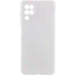 Чохол Silicone Cover Ummi Lakshmi Full Camera (AA) для Samsung Galaxy A12 Білий / White
