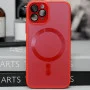 Чохол TPU+Glass Sapphire Midnight with MagSafe для Apple iPhone 11 Pro Max (6.5") Червоний / Red