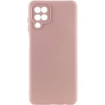 Чохол Silicone Cover Ummi Lakshmi Full Camera (AA) для Samsung Galaxy A12 Рожевий / Pink Sand