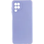 Чохол Silicone Cover Ummi Lakshmi Full Camera (AA) для Samsung Galaxy A12 Бузковий / Dasheen
