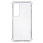 TPU чохол GETMAN Ease logo посилені кути для Samsung Galaxy S21+ Безбарвний (прозорий)