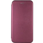 Шкіряний чохол-книжка Classy для Samsung Galaxy A12 Бордовий