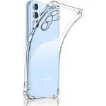 TPU чохол GETMAN Ease logo посилені кути Full Camera для Samsung Galaxy A34 5G Безбарвний (прозорий)