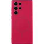 Чохол Silicone Cover Lakshmi Full Camera (AA) with MagFit для Samsung Galaxy S26 Ultra Червоний / Rose Red
