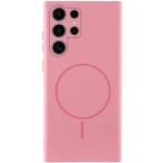 Чохол Silicone Cover Lakshmi Full Camera (AA) with MagFit для Samsung Galaxy S26 Ultra Рожевий / Light pink