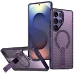 Чохол TPU Breeze with MagSafe stand для Samsung Galaxy S26 Ultra Purple