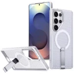 Чохол TPU Breeze with MagSafe stand для Samsung Galaxy S26 Ultra Transparent
