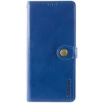 Шкіряний чохол-книжка GETMAN Gallant (PU) для Xiaomi Redmi Note 15 Pro 4G Синій