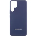 Чохол Silicone Cover Lakshmi (AAA) with Logo для Samsung Galaxy S26 Ultra Темно-синій / Midnight blue