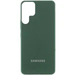 Чохол Silicone Cover Lakshmi (AAA) with Logo для Samsung Galaxy S26 Ultra Зелений / Cyprus Green