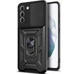 Чохол Ummi Camshield Serge Ring для Samsung Galaxy S22 Чорний / Black