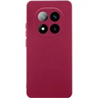 Чохол TPU GETMAN Liquid Silk Full Camera для Xiaomi Redmi Note 15 Pro 4G Бордовий / Marsala