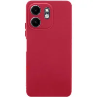 Чохол TPU GETMAN Liquid Silk Full Camera для Xiaomi Redmi Note 15 Pro 4G Червоний / Dark Red