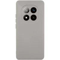 Чохол TPU GETMAN Liquid Silk Full Camera для Xiaomi Redmi Note 15 Pro 4G Сірий / Lavender