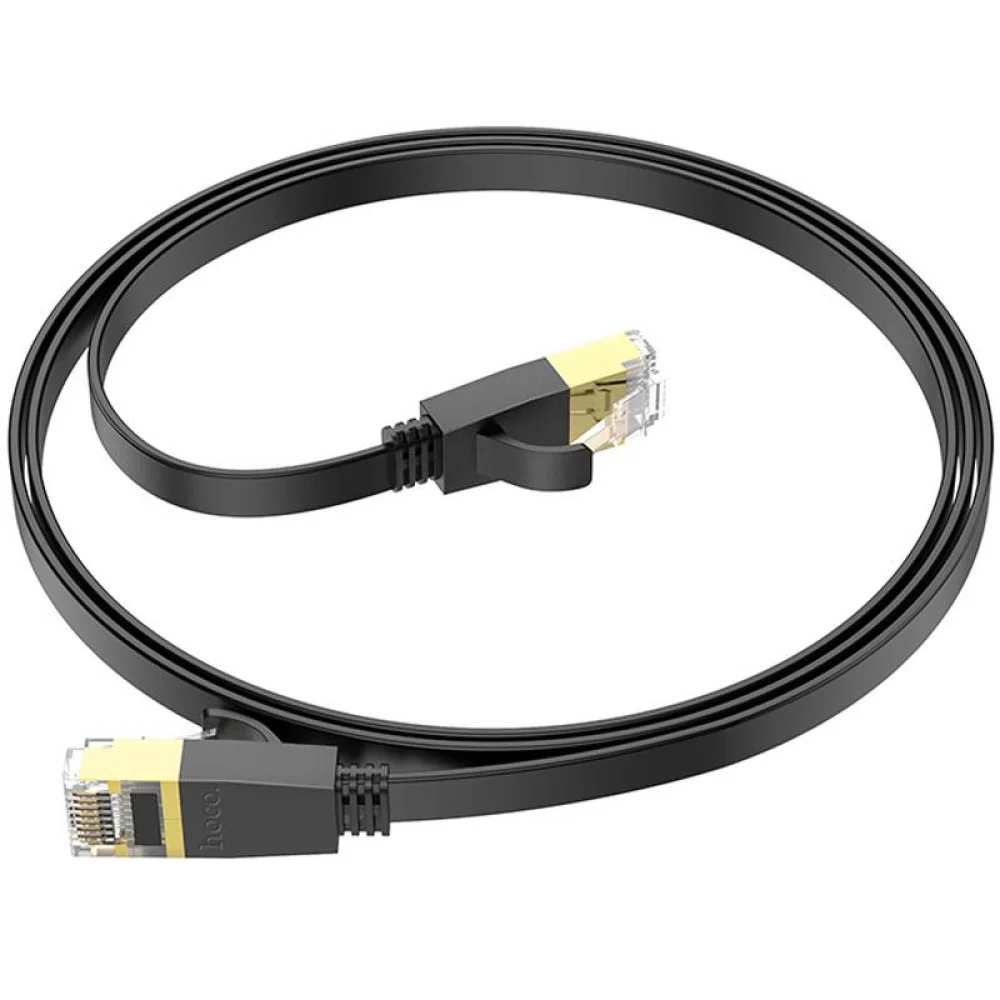 Дата кабель Hoco US07 Level Pro copper gigabit ethernet (1m) Black