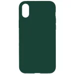 Чохол Silk Full Protective (AA) NO LOGO для Apple iPhone X / XS (5.8") Зелений / Forest green