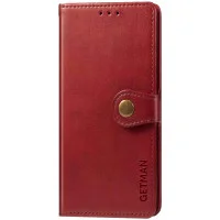 Шкіряний чохол-книжка GETMAN Gallant (PU) для Samsung Galaxy A24 4G Червоний