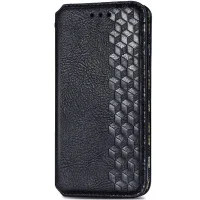 Шкіряний чохол-книжка GETMAN Cubic (PU) для Xiaomi Redmi 9 Чорний
