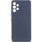 Чохол TPU GETMAN Liquid Silk Full Camera для Samsung Galaxy A32 4G Синій / Midnight Blue