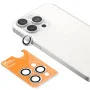 Захисне скло BlueO Metal на камеру для Apple iPhone 16 Pro / 16 Pro Max / 15 Pro / 15 Pro Max Срібний / Silver