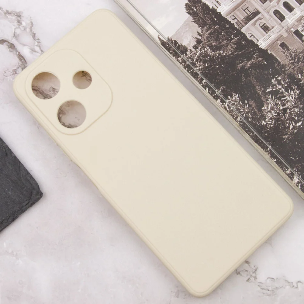 Силіконовий чохол Candy Full Camera для Infinix Hot 30i Бежевий / Antique White