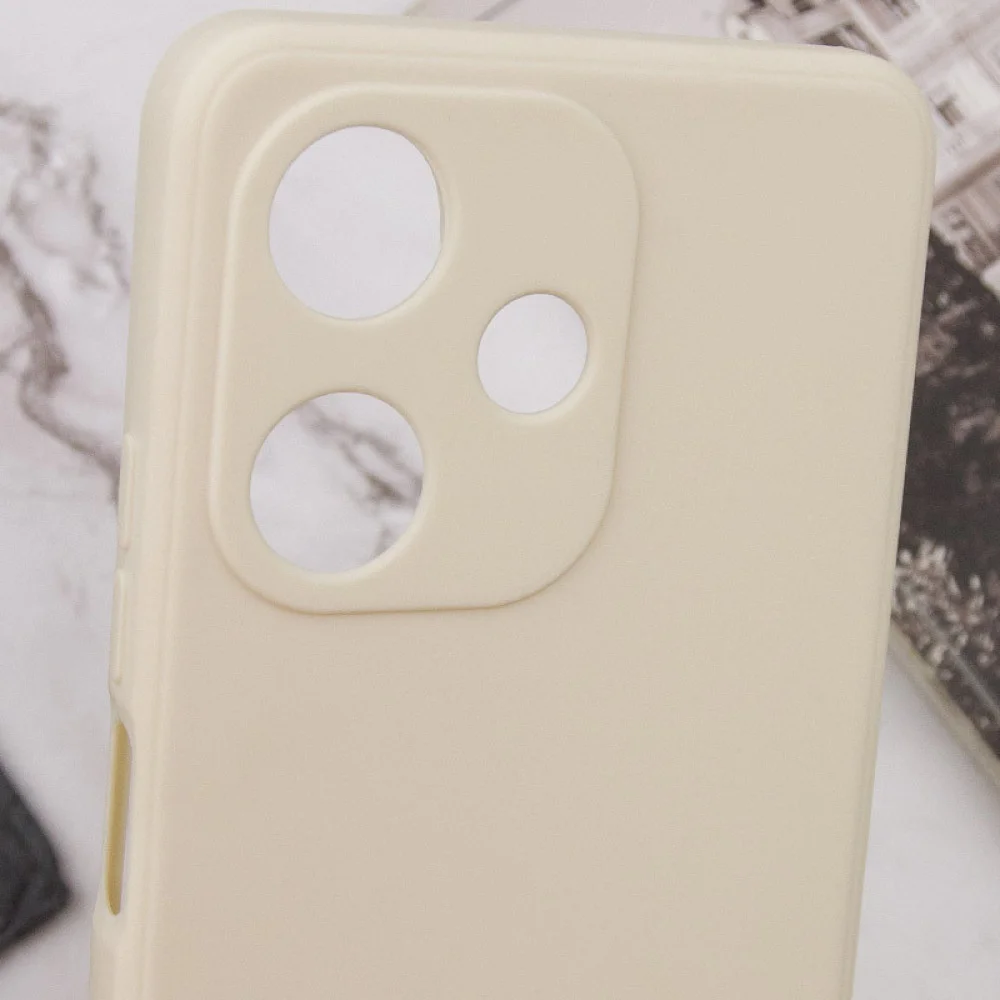 Силіконовий чохол Candy Full Camera для Infinix Hot 30i Бежевий / Antique White