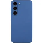 Чохол TPU GETMAN Liquid Silk Full Camera для Samsung Galaxy S23 Синій / Navy Blue